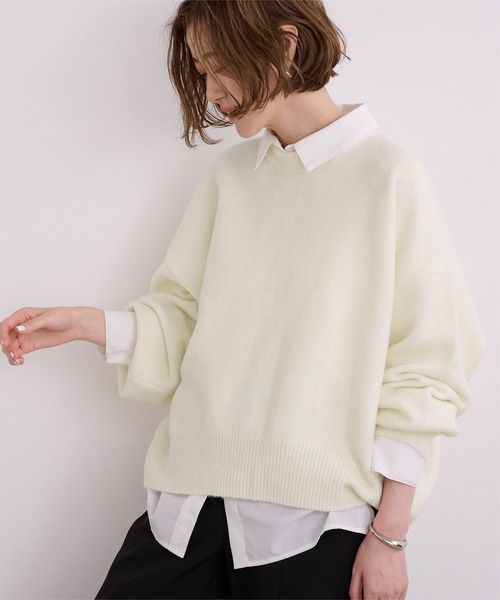 ur's（ユアーズ） ニット セーター ヤクライククルーネックニット