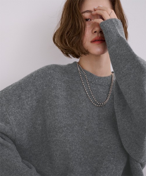 ur's（ユアーズ） ニット セーター ヤクライククルーネックニット