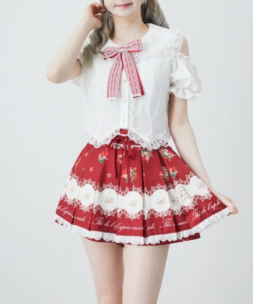 Ank Rouge（アンクルージュ） スカート AFTERNOON TEA PRINT スカパン