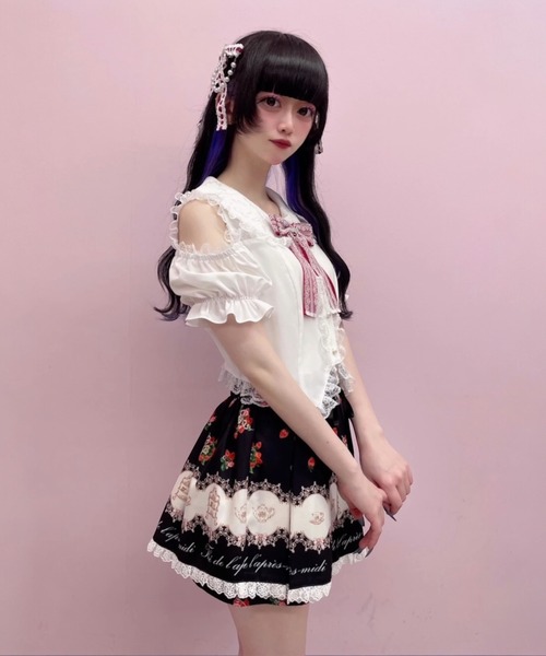 Ank Rouge（アンクルージュ） スカート AFTERNOON TEA PRINT スカパン