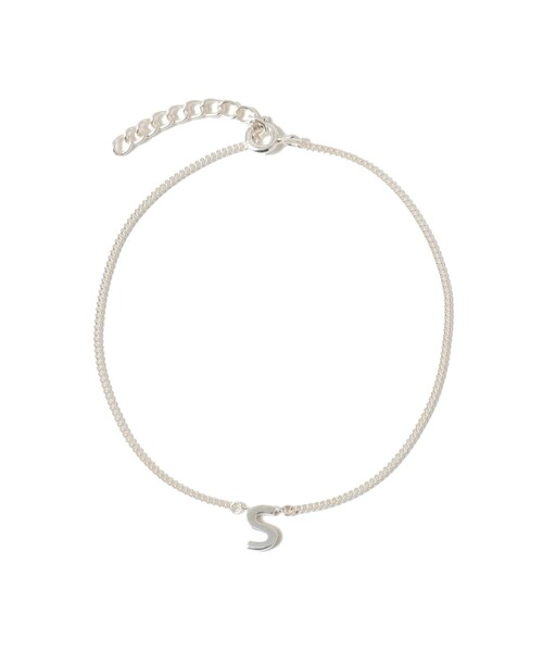 BEAMS BOY ブレスレット シルバー 925 イニシャル ブレス