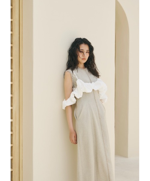 NOTRE emor（ノートルエモア） ワンピース shell silhouette bustier
