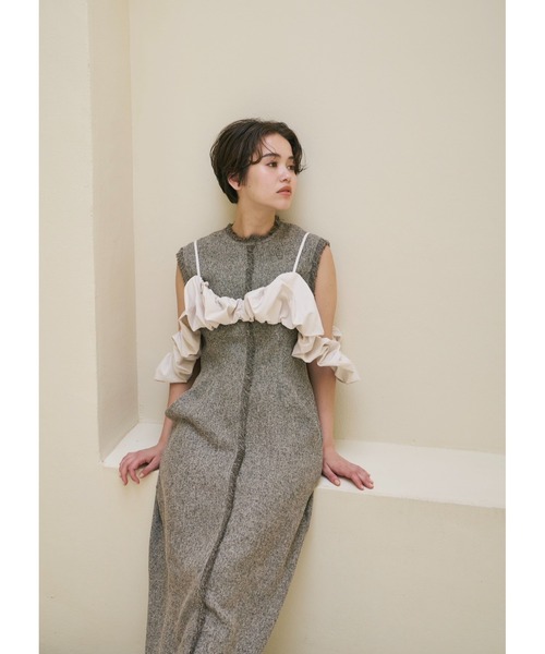 NOTRE emor（ノートルエモア） ワンピース shell silhouette bustier