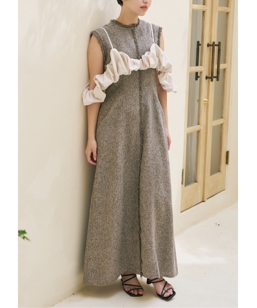 NOTRE emor（ノートルエモア） ワンピース shell silhouette bustier
