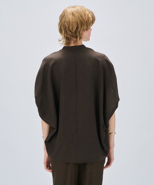 【UVカット／接触冷感／セットアップ】ドライタッチバルーンフォルムブラウス cloenc ブラウス シャツ 「UVカット／接触冷感／セットアップ