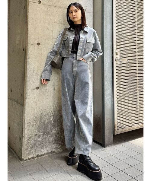 エストレジャ　クルーネックデニムジャケット esutoreja（エストレジャ）の「クルーネックデニムジャケット