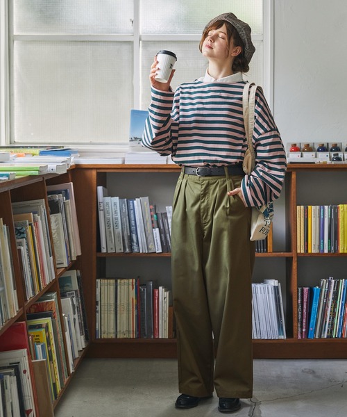 「MONO-MART LADY'S」 チノパンツ M ベージュ レディース