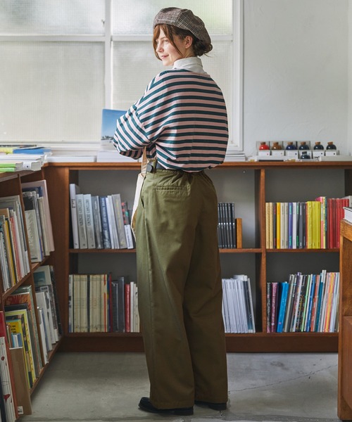 「MONO-MART LADY'S」 チノパンツ M ベージュ レディース