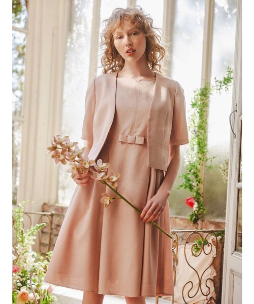 TOCCA 2017 トッカ ETOILEワンピース ピンク サイズ0 TOCCA（トッカ） 半袖ワンピース 0 ピンク レディース : ZOZOTOWN