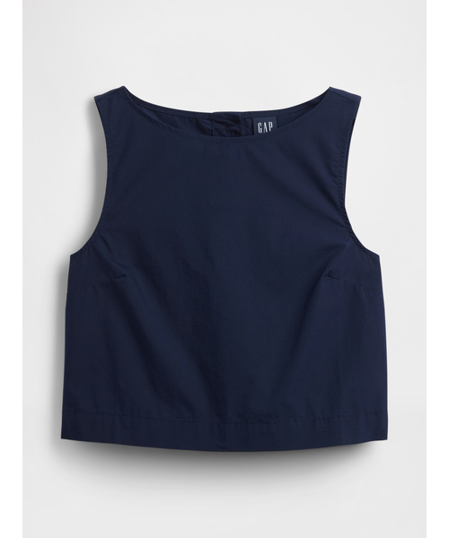 ブラウス シャツ ボートネック シェル クロップド タンクトップ レディース GAP ブラウス シャツ ボートネック シェル クロップド タンク