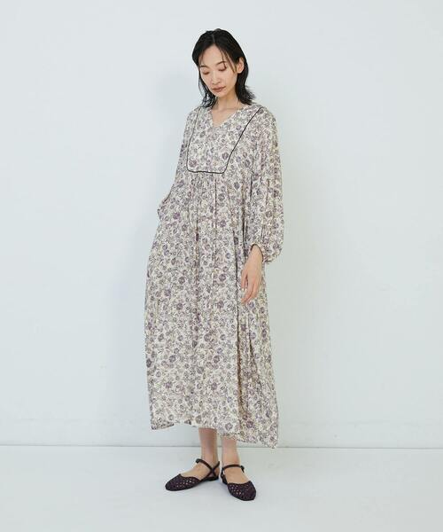 ADIEU TRISTESSE ワンピース インポートプリントワンピース