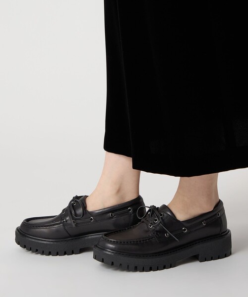 ODETTE E ODILE デッキシューズ モカシン レースアップモカシン