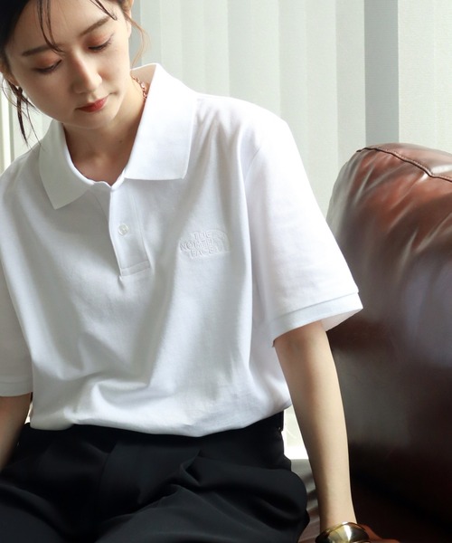 THE NORTH FACE ホワイト ポロシャツ THE NORTH FACE ノースフェイス ポロシャツ STINSON S/S POLO