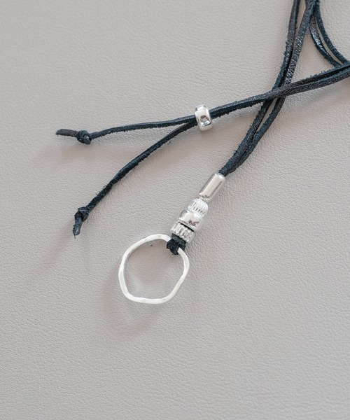 ネックレス SENTI SILVER RING NECKLACE メンズ レディースの画像