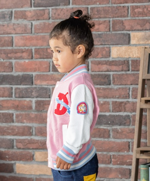 スタジャン アウター 刺繍スタジャン キッズ 子供服 女の子の画像