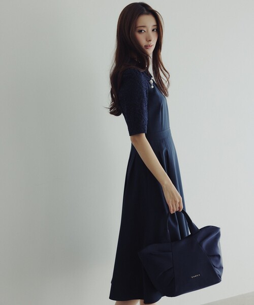 TOCCA トートバッグ RIBBON KNOT NYLONBAG ナイロントートバッグ