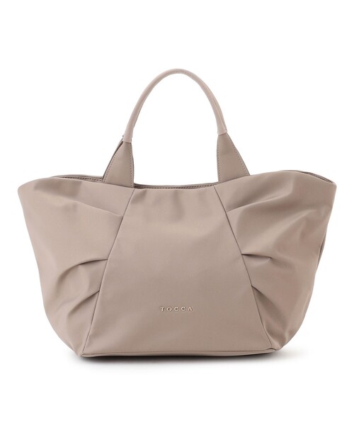 トッカ　BOW RIBBON LOGONYLON L ショルダートートバッグ L TOCCA（トッカ） トートバッグ RIBBON KNOT NYLONBAG ナイロントート