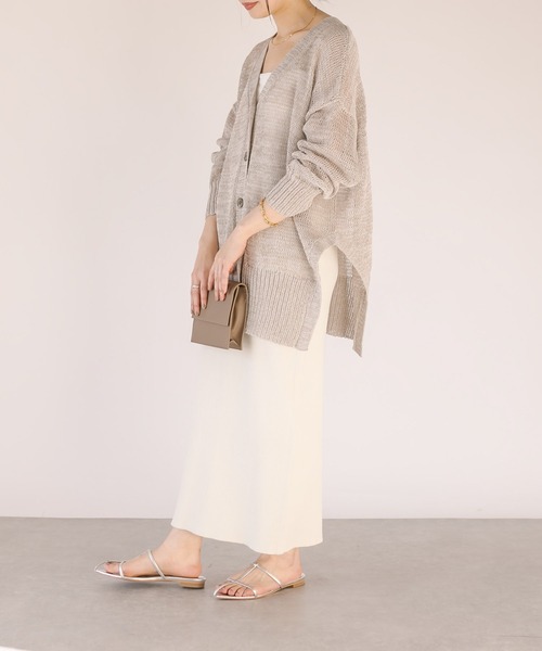 RIVE DROITE 「RIVE DROITE」 ニットカーディガン FREE ライトグレー