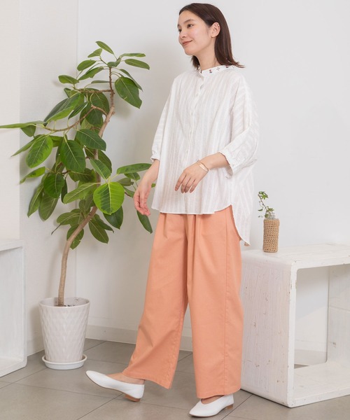 「POU DOU DOU」 半袖ブラウス 3 オフホワイト レディース_画像6