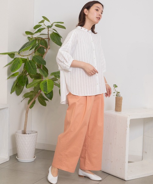 「POU DOU DOU」 半袖ブラウス 3 オフホワイト レディース_画像8