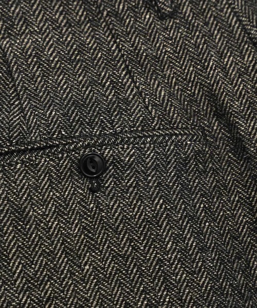 VOAAOV(ヴォアーブ) パンツ WOOL LINEN HERRING BONE Tuck Wide VOAAOV(ヴォアーブ) パンツ WOOL LINEN HERRING BONE Tuck Wide