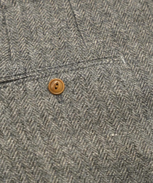 VOAAOV（ヴォアーブ） ワイドパンツ パンツ WOOL LINEN HERRING BONE