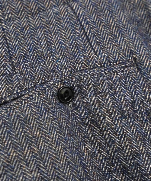 VOAAOV（ヴォアーブ） ワイドパンツ パンツ WOOL LINEN HERRING BONE