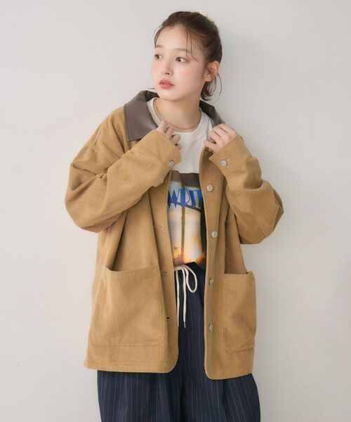 RETROGIRL（レトロガール） コート アウター コーデュロイカバーオール