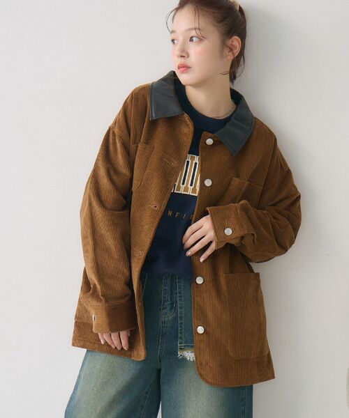 RETROGIRL（レトロガール） コート アウター コーデュロイカバーオール