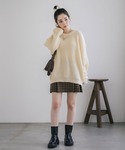 セーター ニット 新色追加 オーバーサイズ畦編...の詳細画像2