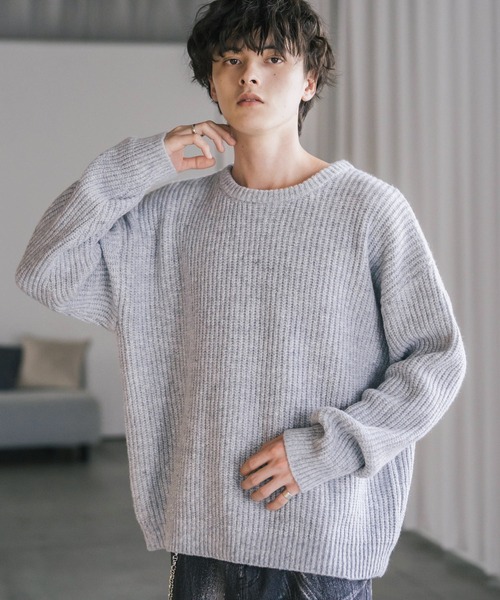 Rocky Monroe（ロッキーモンロー） セーター ニット オーバーサイズ畦