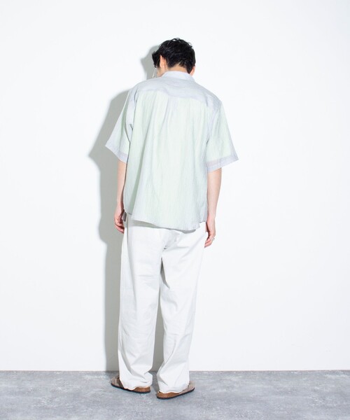 「GLOSTER」 半袖シャツ S ブラック メンズ_画像5