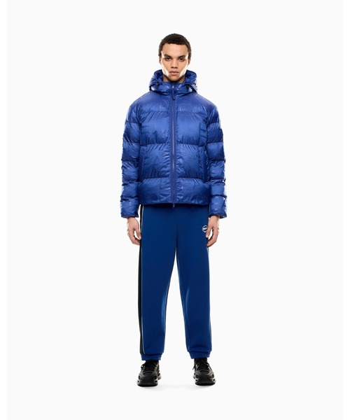 EA7 コート ジャケット 「エンポリオ アルマーニ EA7」フード付きパ