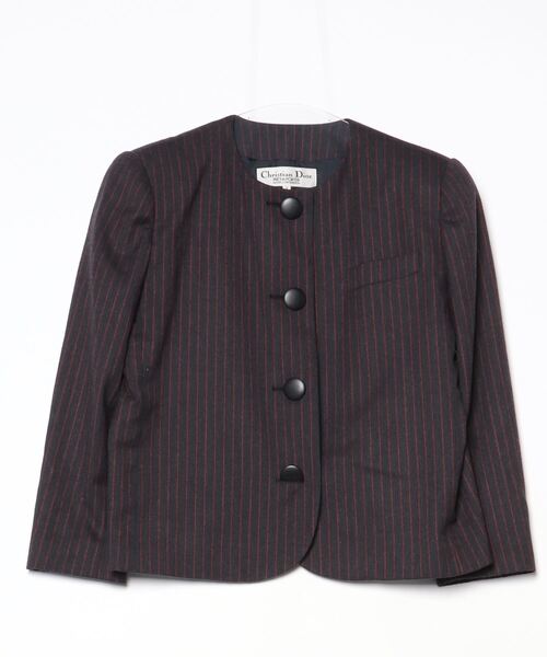 Christian Dior（クリスチャン・ディオール） ノーカラージャケット 9