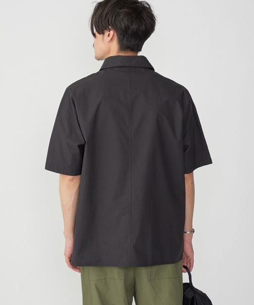 「SHIPS.me」 半袖シャツ S ブルーグレー メンズ_画像2