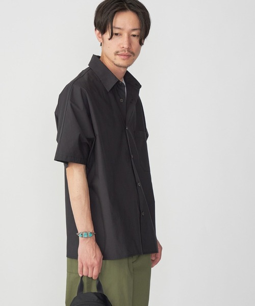 「SHIPS.me」 半袖シャツ S ブルーグレー メンズ_画像3