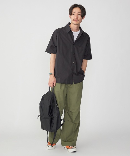 「SHIPS.me」 半袖シャツ S ブルーグレー メンズ_画像4