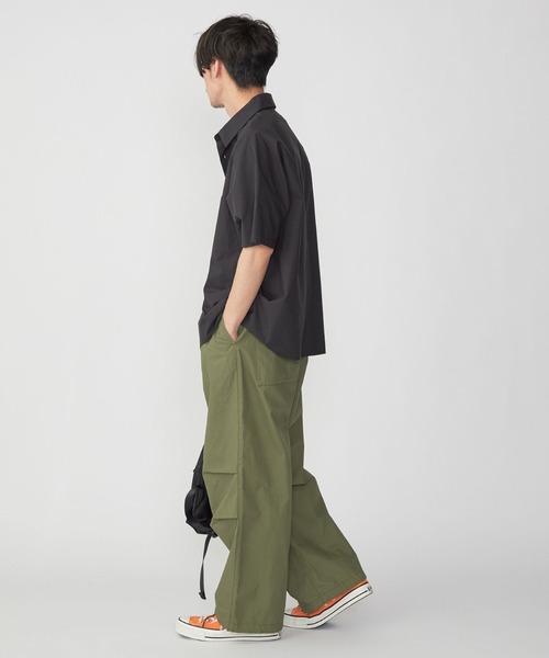 「SHIPS.me」 半袖シャツ S ブルーグレー メンズ_画像5