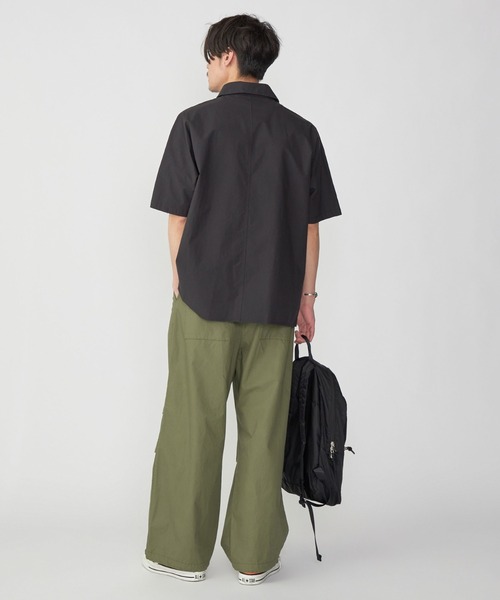 「SHIPS.me」 半袖シャツ S ブルーグレー メンズ_画像6