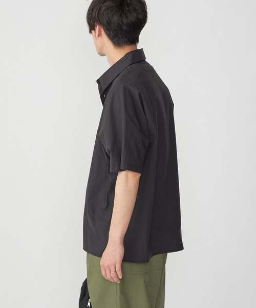 「SHIPS.me」 半袖シャツ S ブルーグレー メンズ_画像9