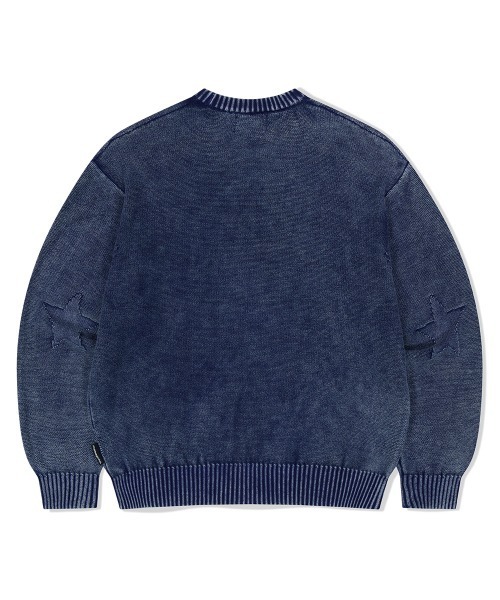 トレーナー スウェット mahagrid/マハグリッド」PIGMENT FLAG KNIT SWT/ピグメントフラッグニットスェット_19