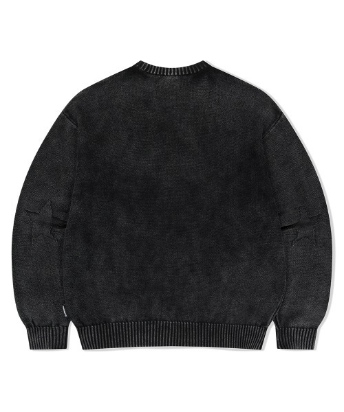 トレーナー スウェット mahagrid/マハグリッド」PIGMENT FLAG KNIT SWT/ピグメントフラッグニットスェット_14