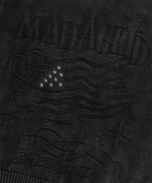 トレーナー スウェット mahagrid/マハグリッド」PIGMENT FLAG KNIT SWT/ピグメントフラッグニットスェット_16