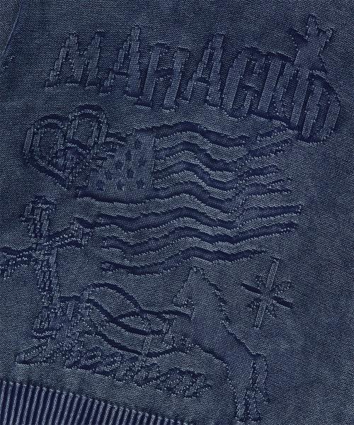 トレーナー スウェット mahagrid/マハグリッド」PIGMENT FLAG KNIT SWT/ピグメントフラッグニットスェット_21