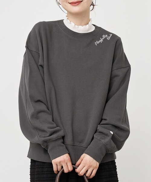 coen（コーエン） トレーナー スウェット ハートモチーフ裏毛プル