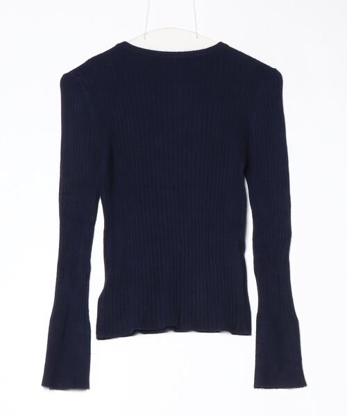 STRAWBERRY-FIELDS（ストロベリーフィールズ） 長袖ニット - ブルー