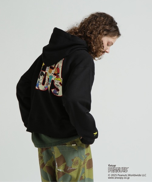 AVIREX スヌーピー パーカー PEANUTS パーカー 「AVIREX × PEANUTS」PULLOVER PARKA / プルオーバー