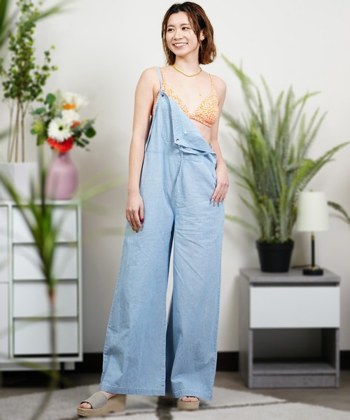 BILLABONG（ビラボン） オーバーオール M グリーン レディース