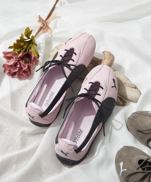 puma ballet（レディーススニーカー）（色：ピンク系）｜シューズ