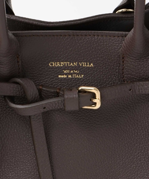 CHRISTIAN VILLA（クリスチャンヴィラ） トートバッグ タックベルト